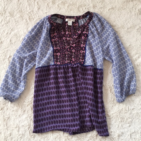 Kenar boho printed blouse, size Small - Picture 8 of 8